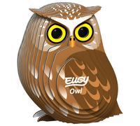 Puzzle 3d - hibou multicolore TU