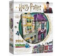 Wrebbit - Puzzle 3D Diagon Alley Collection: Madam Malkins et Florean Fortescues - 290 pièces - 14+