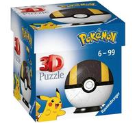 Ravensburger - Puzzle 3D Ball - Hyper Ball Pokémon - A partir de 6 Ans - 54 pièces numérotées à Assembler sans Colle - A Collectionner - Support Inclus - 11266
