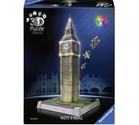 Ravensburger Big Ben Led Light 3d Puzzle 216 Pieces Vert