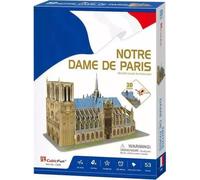 Puzzle 3D Katedra Notre Dame - wersja 2018 Cubicfun