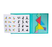 Puzzle 3d Magnétique Pour Enfants, Jeu D'entraînement À La Réflexion Tangram, Jouets Éducatifs En Bois Pour Bébés, Nouvelle Collection