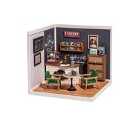 puzzle 3D, maison de bricolage, café pour l'inspiration quotidienne, RoLife, 100 pièces