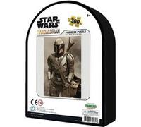 PRIME 3D Puzzle lenticulaire 3D Star Wars The Mandalorian à collectionner, 31 cm x 46 cm, 300 pièces, jeux et puzzles, à partir de 6 ans