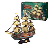 Puzzle 3D - Maquette Bateau San Felipe 1690 | Maquette Bateau A Construire | Puzzle 3D Enfant Et Adulte | Puzzles 3D Adulte Et Enfant | 248 Pièces | Cadeau Garcon 8 Ans