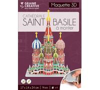 Puzzle 3D maquette - Cathédrale Saint Basile - 17 x 14 x 24 cm