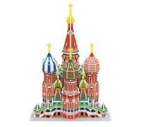 Graine créative Puzzle 3D Cathédrale Saint Basile Architecture 78 pièces Multicolore