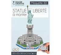 puzzle maquette statue de la liberte Multicolore G