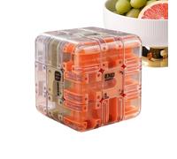 Puzzle 3D Maze Ball - Upgraded Smooth Rolling Cube, Interactive Style Toy | Educational Stress Relief Game, Large Brain Teaser Challenge, Skill Development Fun Children Teens Adults Puzzle
