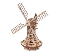 Puzzle 3D mécanique en bois - EWA ECO-WOOD-ART - Moulin à vent - 227 pièces - 14 ans et plus