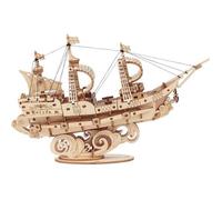 Puzzle 3d en bois voilier