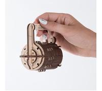 Puzzle 3D mécanique - UGEARS - Cryptex - Bois - 34 pièces - À monter soi-même