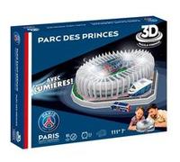 Megableu – Puzzle 3D PSG Parc des Princes, 111 pièces, LED intégrées, sans colle, dès 7 ans
