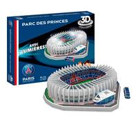 Megableu – Puzzle 3D PSG Parc des Princes, 111 pièces, LED intégrées, sans colle, dès 7 ans