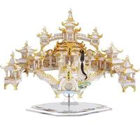 puzzle 3D, Moon Palace, Piececool, métal, 429 pièces