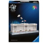 Ravensburger 3D Puzzle Iconics: Buckingham Palace - mit Licht: Eine wahre Ikone im 3D Puzzle Modellformat