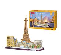 Puzzle 3D - Paris City Line | Puzzle 3D Enfant Et Puzzle 3D Adulte | Puzzle Enfant 8 Ans | Construction Enfant | Maquette Jouet Enfant | 114 Pièces