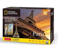 Puzzle 3D Paryż National Geographic Cubicfun