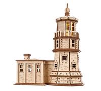 Phare split rock - puzzle 3d en bois