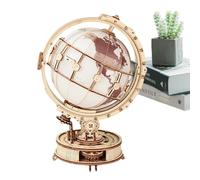 Puzzle 3D pour adultes, kit modèle globe 3D en bois, puzzle fantastique en bois avec globe | Puzzle éducatif amusant, décoration intérieure pour salon, chambre à coucher, studio
