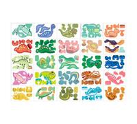 Puzzle 3D pour ,Assemblage créatif en papier bricolage 25 pièces | Puzzle éducatif et éducatif en papier - Pour la salle de classe, l'école, la famille, les et les filles, les voyages