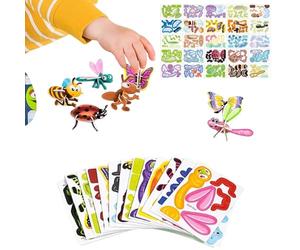 Puzzle 3D pour Jouet en Créatif DIY de 25 Pièces à Assembler | Puzzle 3D Créatif en Papier à Assembler Soi-même Pour activités manuelles, cadeaux d'anniversaire, cadeaux de Noël, ,