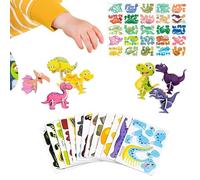Puzzle 3D pour Jouet en Créatif DIY de 25 Pièces à Assembler | Puzzle 3D Défi d'Assemblage Pour activités manuelles, cadeaux d'anniversaire, cadeaux de Noël ole,