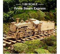 Puzzle 3D Prime Steam Express - ROBOTIME pour adultes - maquettes de voitures en bois