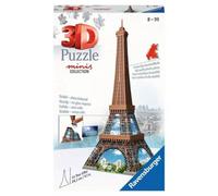 Puzzle 3d - Puzzle 3d Mini - Tour Eiffel - 54 Pièces