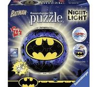 Puzzle 3d - Puzzleball Illumine Batman 72 Pieces - Puzzle Ravensburger Enfant Super Heros