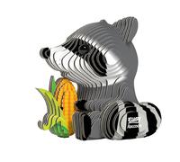 Puzzle 3d - raton laveur grey TU