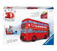 Puzzle 3D Ravensburger Bus Londonien Rouge 216 pièces Rouge G