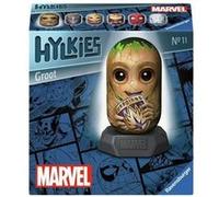 Ravensburger - Puzzle 3D Hylkies - Édition Marvel - Figurine n°11 Groot - Adultes et Enfants - 54 pièces numérotées à Assembler sans Colle - Support Inclus - Marvel - 12001160