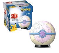 Puzzle 3D Ravensburger, Pokéball De Guérison 54 Pièces