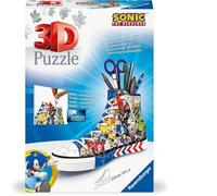 Puzzle 3D Ravensburger, Porte-Crayons Baskets Sonic Le Hérisson, 108 Pièces