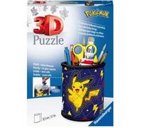 Ravensburger – Puzzle 3D Pot à crayons Pokémon – 54 pièces – Sans colle – Dès 6 ans