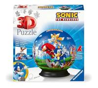 Ravensburger Puzzle 3D Boule Sonic the Hedgehog 72 pièces Sans colle Support inclus