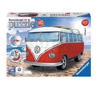 Ravensburger Puzzle 3D Combi T1 Volkswagen – 162 pièces numérotées, sans colle
