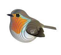 EUGY Robin - Puzzle 3D N° 137 - Jouet Créatif en Carton Recyclé - pour Enfants dès 6 Ans et Adultes Jusqu’à 99 Ans - Puzzle Éducatif et Écologique