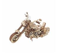 RoboTime 3D puzzle mécanique en bois Moto (cruiser)