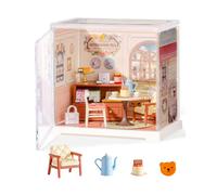 Puzzle 3D - ROBOTIME - DWS02B-CD - Kit DIY maison miniature Honey Tea Lounge - 52 pièces - Plastique