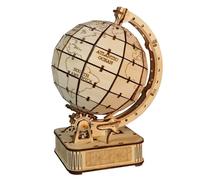 Puzzle 3D Rompecabezas en Bois Adulte Maquette De Globe Terrestre À Monter Cadeau Original pour Homme