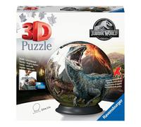 Ravensburger - Puzzle 3D Ball - Jurassic World - A partir de 6 Ans - 72 pièces numérotées à Assembler sans Colle - Support Inclus - Diamètre : 13 cm - 11757