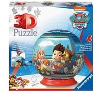 Puzzle 3D Ball Pat'Patrouille - dès 6 ans - 72 pièces numérotées - Support inclus - Diamètre : 13 cm - 12186 - Ravensburger