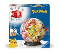 Puzzle 3D rond Ravensburger Pokémon Multicolore E