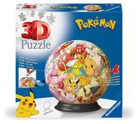 Puzzle 3D rond Ravensburger Pokémon Multicolore E