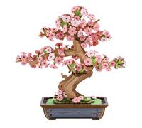 Puzzle 3D Sakura et Pin Éternel Bonsai Kits de Modèles Puzzle en Bois pour Adultes à Construire Décor Intérieure Cadeaux Créatifs