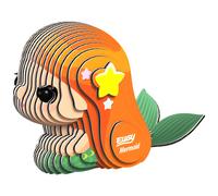 EUGY Sirène - Puzzle 3D N° 050 - Jouet Créatif en Carton Recyclé - pour Enfants dès 6 Ans et Adultes Jusqu’à 99 Ans - Puzzle Éducatif et Écologique
