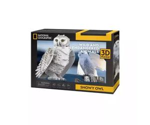 Puzzle 3D Śnieżna sowa DS1079H Cubic Fun Dante