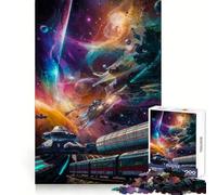 Puzzle 3D Space Odyssey Express pour Adultes, 1000 pièces, défi Mental, Jeu de réflexion, détente, découpe précise, Cadeau mémorable (38x52cm)